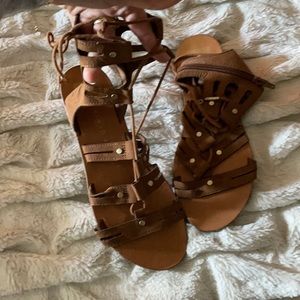 Brown gladiator sandel